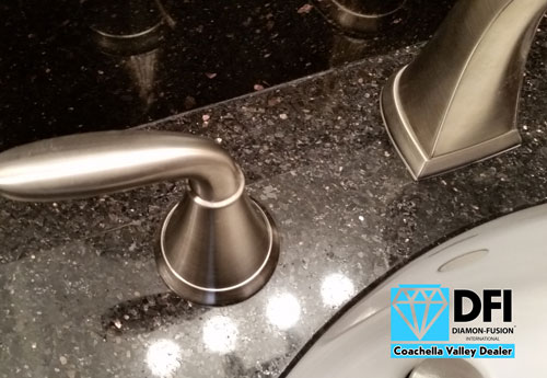 Granite coated with Diamon-Fusion