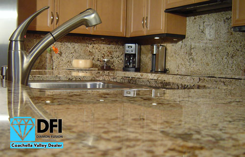 Granite coated with Diamon-Fusion