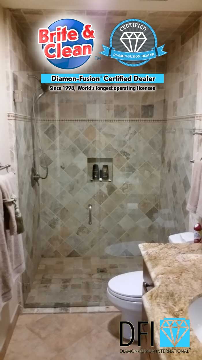 Diamon-Fusion® Coachella Valley shower doors