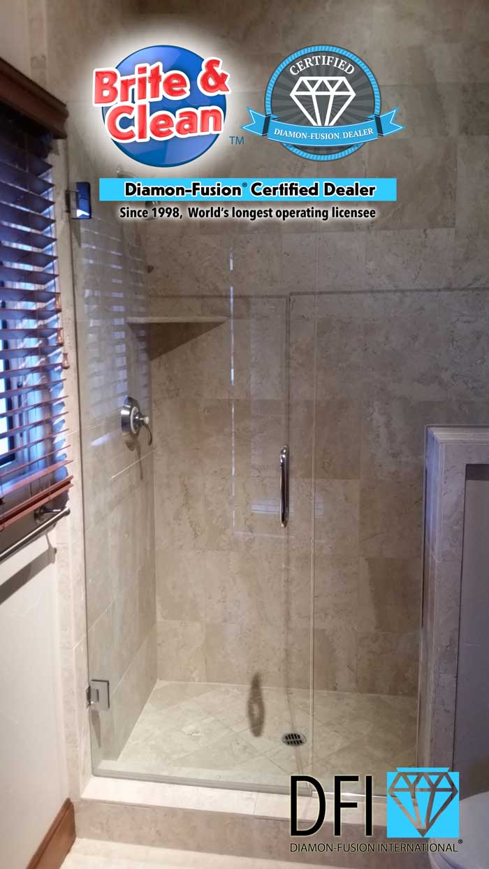Cleaning Shower Glass  Diamon-Fusion International